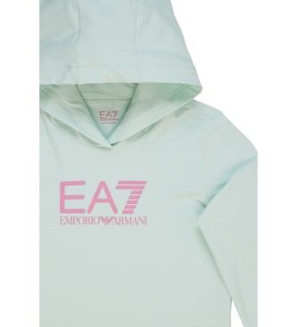 EA7 Zug Shiny Girl Hoodie grn