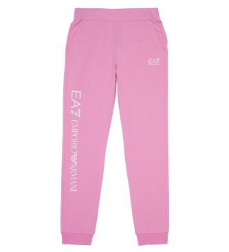 EA7 Train Shiny Girl Pants cor-de-rosa