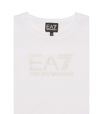 EA7 Ensemble T-shirt et short Train blanc, vert