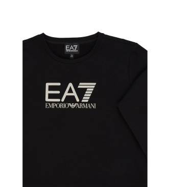 EA7 Polna trenirka Bleščeče gamaše črne barve
