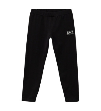 EA7 Glnzendes T-Shirt & Leggings Rosa, schwarz