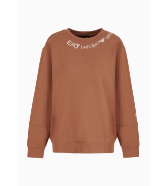EA7 Brown Shiny sweatshirt
