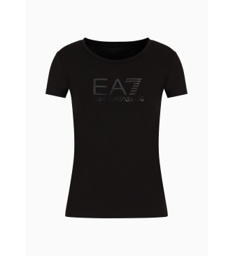 EA7 T-shirt Train preta 