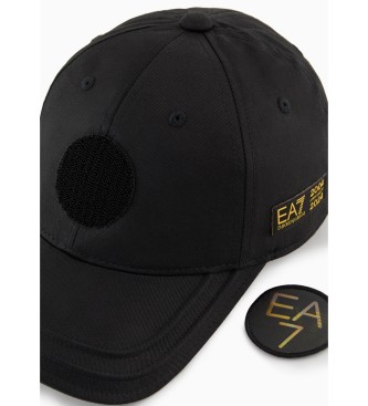 EA7 Fotbollskeps svart
