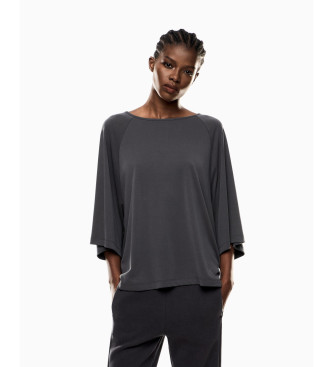 EA7 T-shirt Sporty Forever cinzento escuro