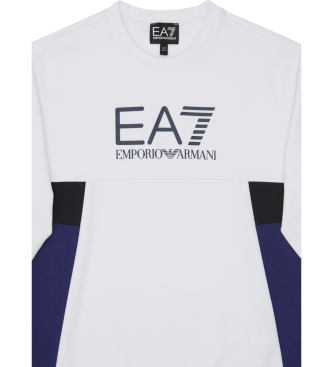 EA7 Sweatshirt Sommar Block vit