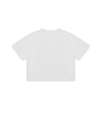 EA7 T-shirt bianca estiva spugnosa
