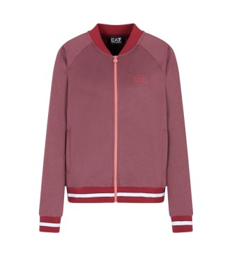 EA7 Tennis Club sweatshirt bordeaux