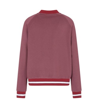 EA7 Tennis Club sweatshirt bordeaux