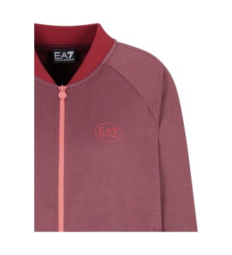 EA7 Tennis Club sweatshirt bordeaux
