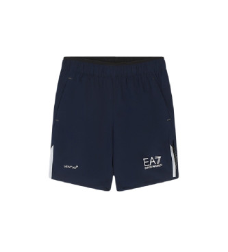 EA7 Tennis Pro marineblaue Shorts