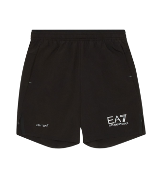 EA7 Tenis Pro Ventus7 Bermuda kratke hlače črne