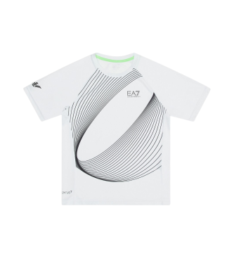 EA7 T-shirt bianca da tennis Pro Boy Ventus7
