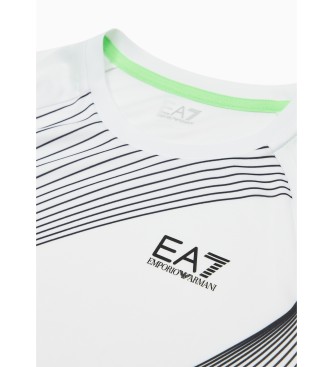 EA7 T-shirt bianca da tennis Pro Boy Ventus7