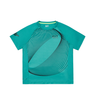 EA7 Koszulka Tennis Pro Boy Ventus7 Blue
