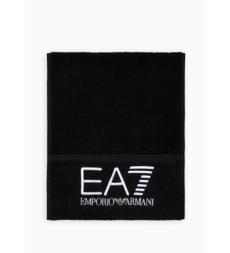 EA7 Black gym towel