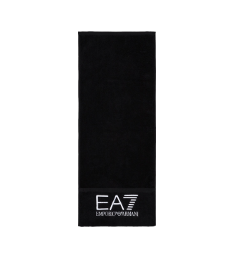 EA7 Black gym towel