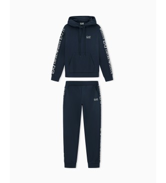 EA7 Trainingsanzug Extended Logo navy