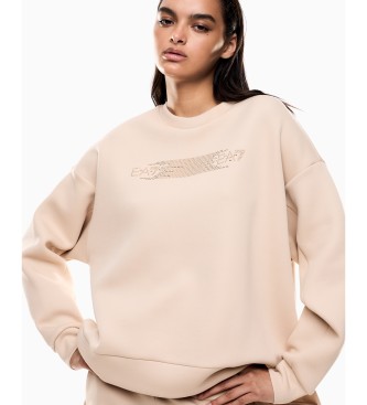EA7 Logo Series beige st