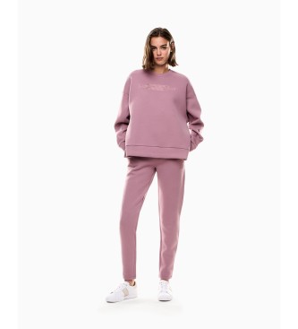EA7 Logo Serie roze set