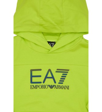 EA7 Mikina Vidljivost zelena