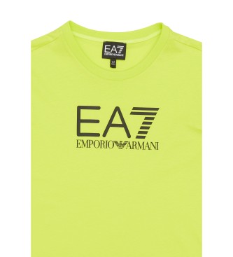 EA7 Kombinezon dresowy chłopięcy żółty