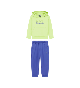 EA7 Survtement Visibilit vert, bleu