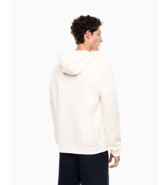 EA7 Sichtbarkeit Hoodie wei