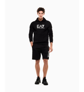 EA7 Visibility Kapuzensweatshirt schwarz
