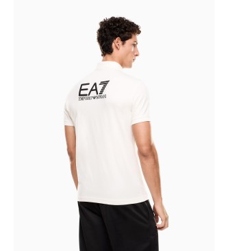 EA7 Polo Visibility Stretch branco