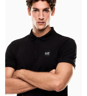 EA7 Camisa p�lo Visibility Stretch preta