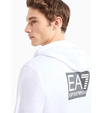 EA7 Sweatshirt Train Visibility branca, cinzenta