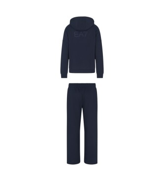EA7 Tuta da ginnastica blu navy ad alta visibilit