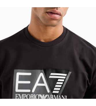 EA7 Koszulka Train Visibility w kolorze czarnym