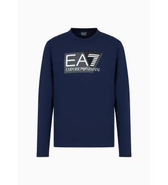 EA7 Zichtbaarheid T-shirt lange mouwen marine