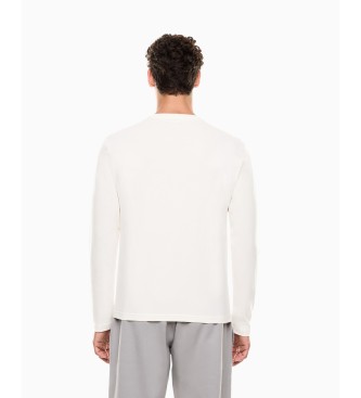 EA7 T-shirt Marca Off-white