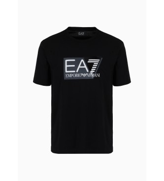 EA7 T-shirt Visibility preta