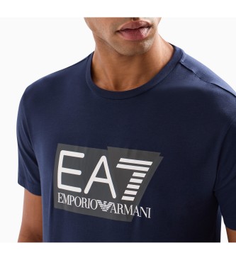 EA7 T-shirt Visibility navy