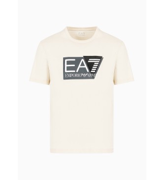 EA7 Camiseta Visibility beige