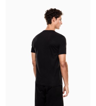 EA7 Koszulka Train Visibility w kolorze czarnym