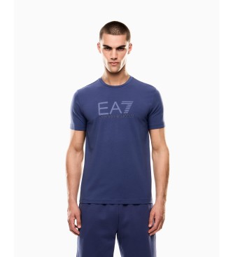 EA7 Stretch knitted Visibility T-shirt blue