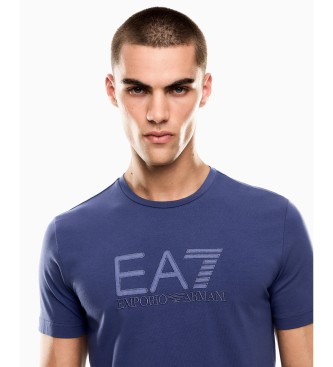 EA7 Stretch knitted Visibility T-shirt blue