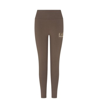 EA7 Leggings Visibility High Waist marrn