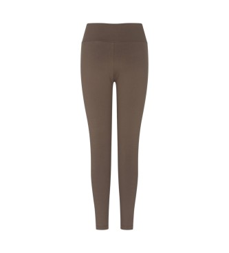 EA7 Leggings Visibility High Waist marrn