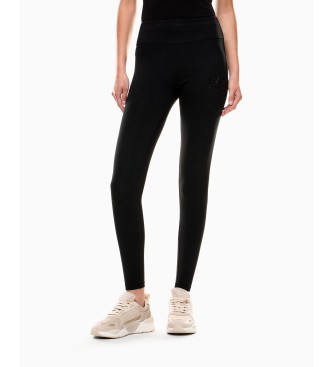 EA7 Leggings Visibility High Waist negro