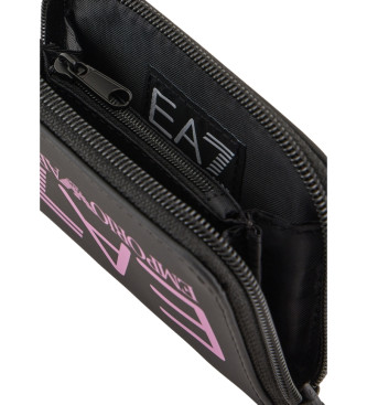 EA7 Maxilogo portemonnee zwart