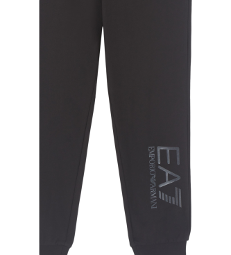 EA7 Jogginghose mit Logo schwarz