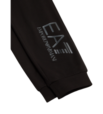 EA7 Jogginghose mit Logo schwarz