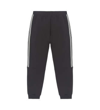 EA7 Jogginghose Logo schwarz