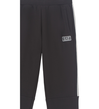 EA7 Pantaloni della tuta neri con logo